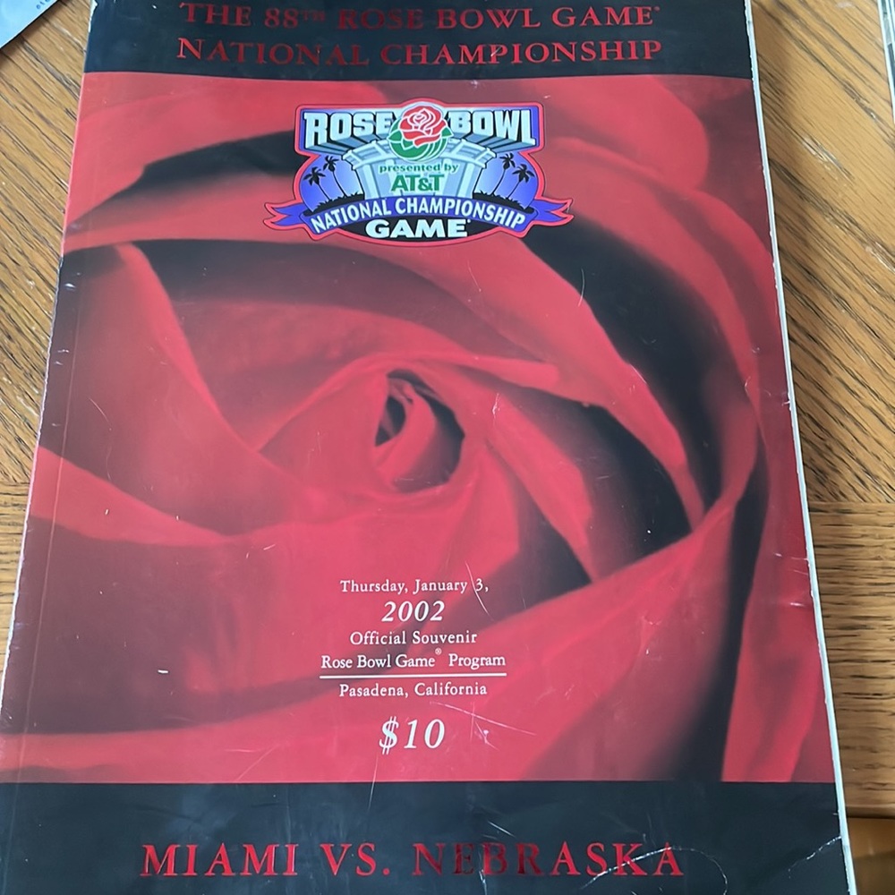 88th Rose Bowl Game National Championship Program